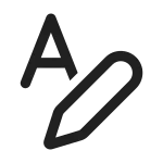 Text Edit Style SVG Icon